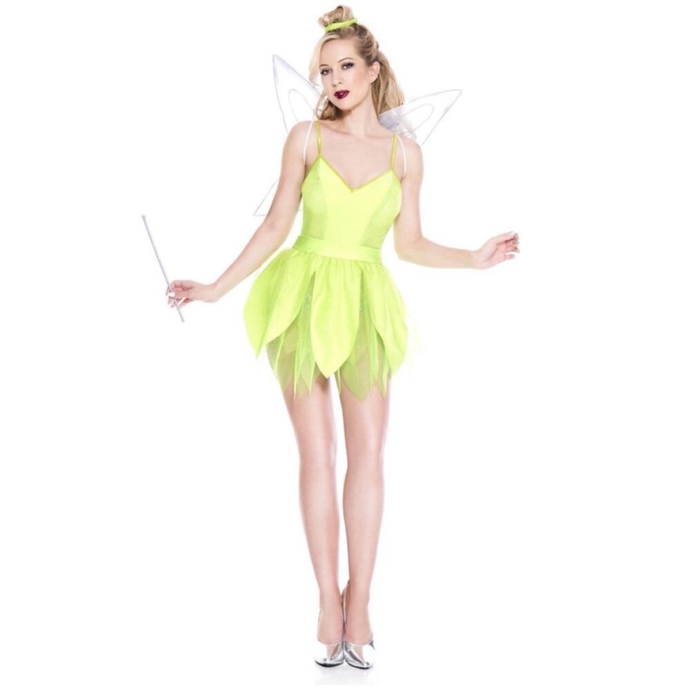 Music Legs Lime Fairy Costume for adults